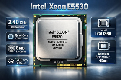   Server CPU SLBF7 INTEL XEON E5530 2.40GHz 4-CORE 8MB L3 CACHE 80W LGA1366  