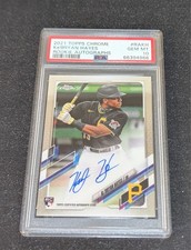 Ke'Bryan Hayes: Pirates/Reds Gold Glove 2021 Topps Chrome Rookie Auto #RA-KH