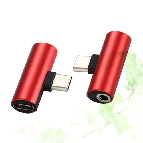 2 Pc Type-c Adapter to Headphone Jack Support Converter Earphone - Afbeelding 2 van 12