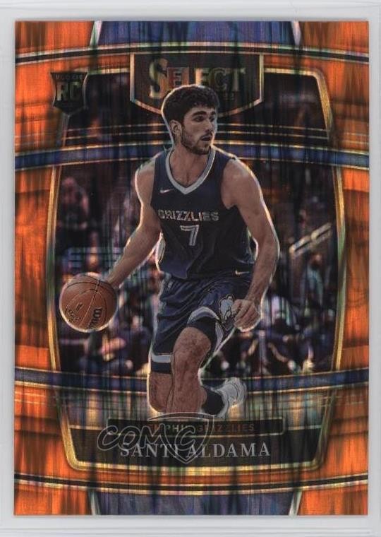 2021 Panini Select Concourse Orange Flash Prizm Santi Aldama #64 Rookie RC k3j