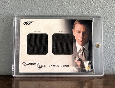 James Bond Archives 2009 Costume Relic #QC17 Daniel Craig Jacket & Pants 392/775