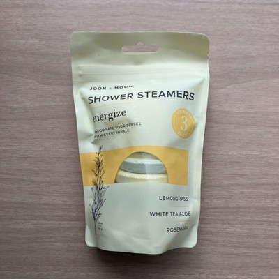 Energize Shower Steamers Lemongrass White Tea Aloe Rosemary 7CT Aromatherapy New
