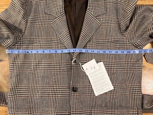 NWT Sartorio Napoli Silk Cashmere Linen Special Order Belted Field Jacket 50 IT - Picture 9 of 20