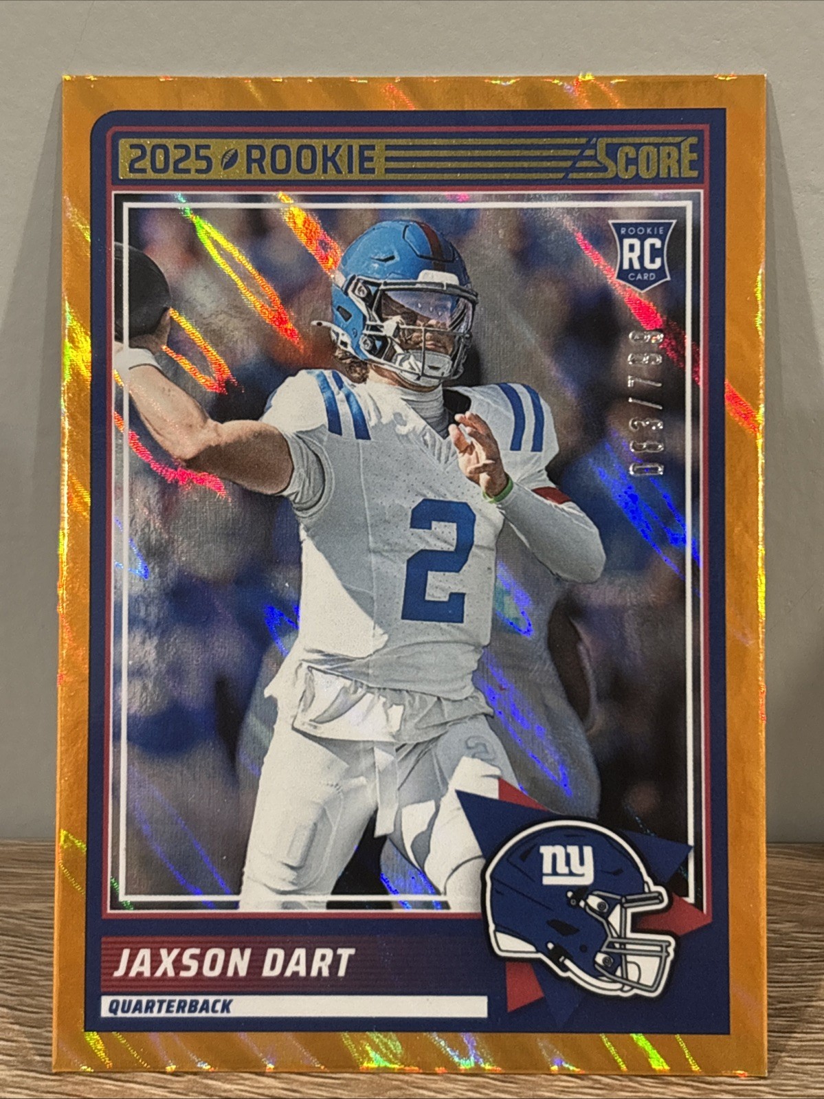 2025 Score - Rookies Jaxson Dart #35 Lava /799 (RC)