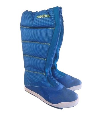 Reebok Stiefel Schneestiefel Blau Gr. 38 Gefüttert Winter Y2K Retro Damenschuhe 