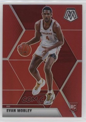 2021 Panini Chronicles Draft Picks Mosaic Red 121/149 Evan Mobley Rookie RC 12fl