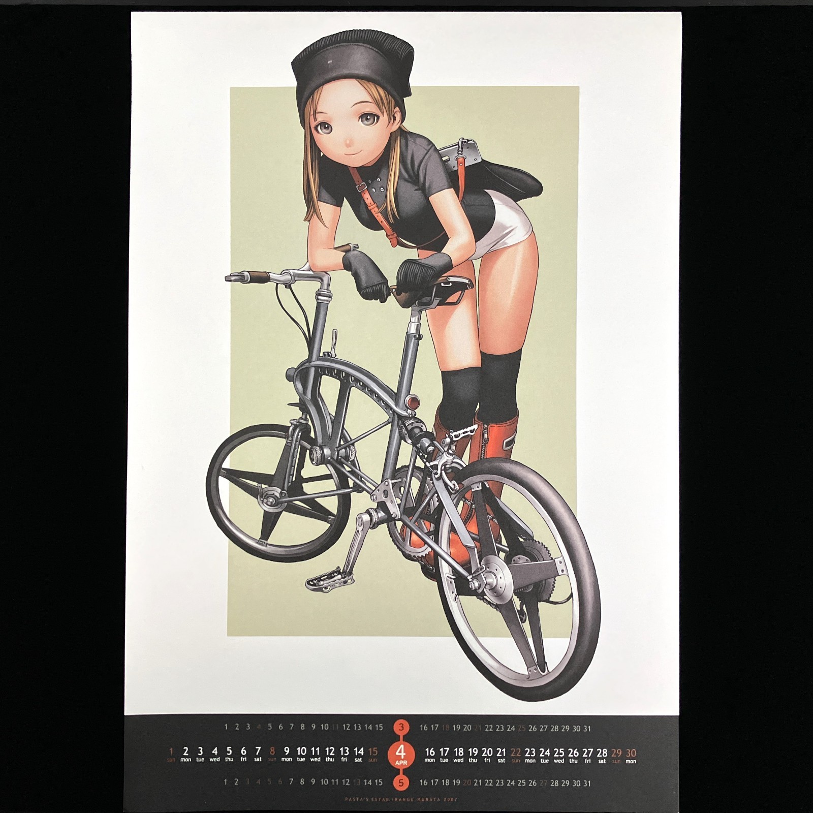 2007 Pasta's Estab Murata Range PSE Double Sided Calendar Poster Comiket Japan