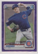 2020 Bowman Draft Chrome Purple Refractor 211/250 Burl Carraway #BD-25 0o6v