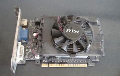 PCI Grafikkarte MSI GeForce N630GT-MD2GD3. Typ: GeForce GT630.