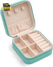 Mini Jewelry Travel Case, Small Portable Jewellry Organizer Box Portable Display