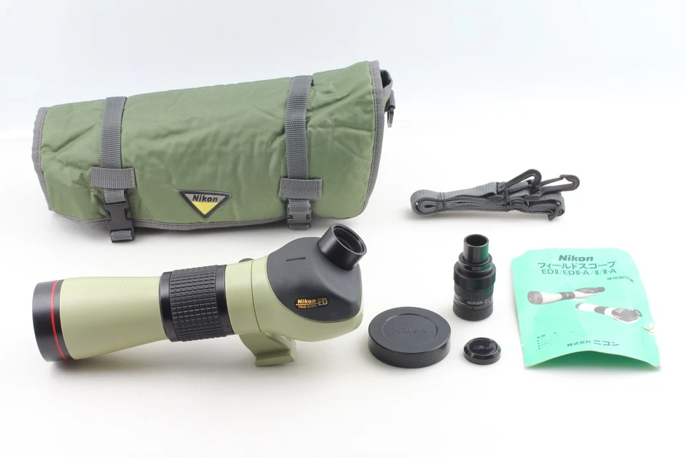 [N MINT w/ Case] Nikon Field Scope ED II-A D=60 P w/ Eye Piece 20-45x From JAPAN - Image 3 of 4