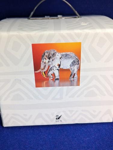 Swarovski SCS AE Crystal "Inspiration Africa" - The Elephant + Plaque + COA 1993 - Picture 17 of 19