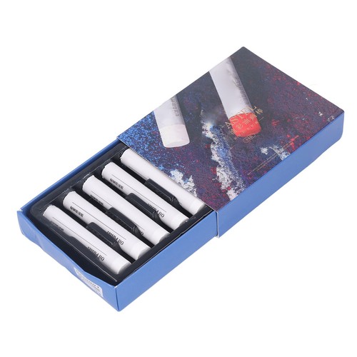6 Pcs White Oil Pastels Unique Texture Safe Harmless Smoothing Oil Pastels - Picture 12 of 23