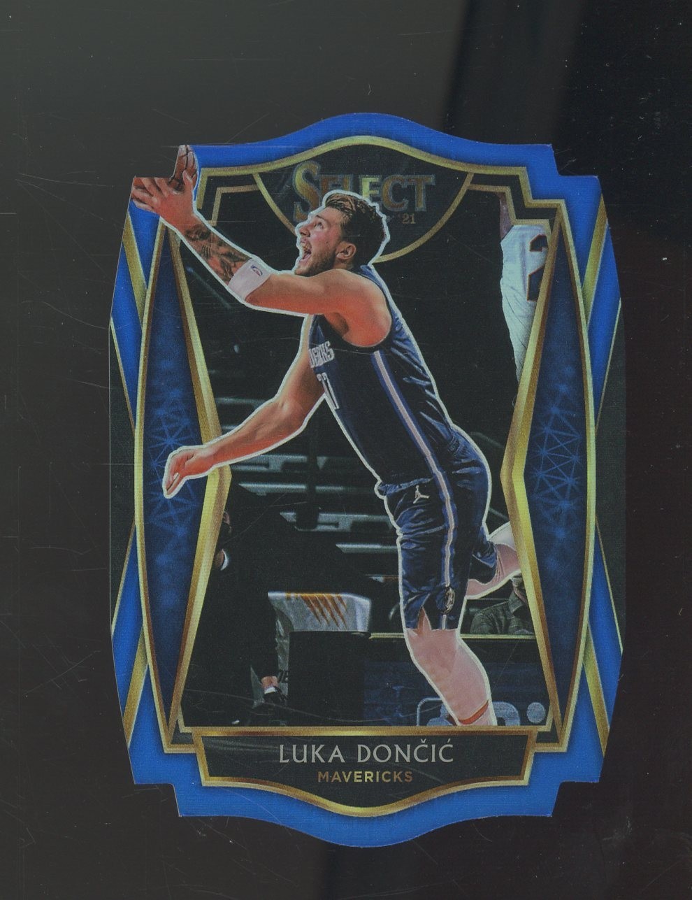 2020-21 Select Blue Die-Cut Prizm #150 Luka Doncic Mavericks 19/249