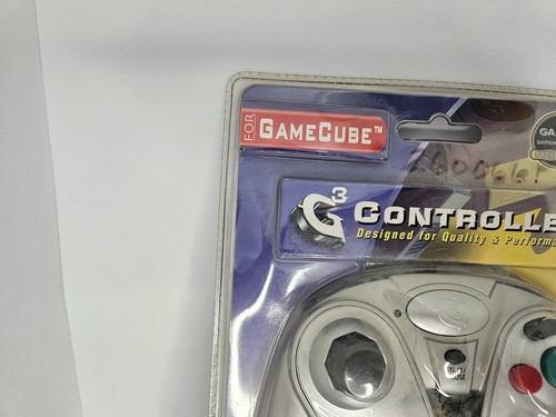 (New) Nintendo Gamecube G3 Pelican Controller Silver Platinum Brand New Sealed - Picture 3 of 10