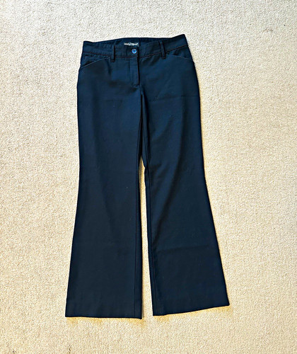 Dolce & Gabbana, Pantalone vintage Dolce & Gabbana nero in lana bootcut IT 38 (veste S)