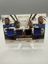 2025 Immaculate Lawrence Taylor Aaron Donald James Harrison Ray Lewis Jersey /49