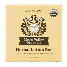 Moon Valley Organics Herbal Lotion Bar Coconut Lemon