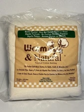 The Warm Company Warm & Natural Cotton Batting Queen Size 90"X108"