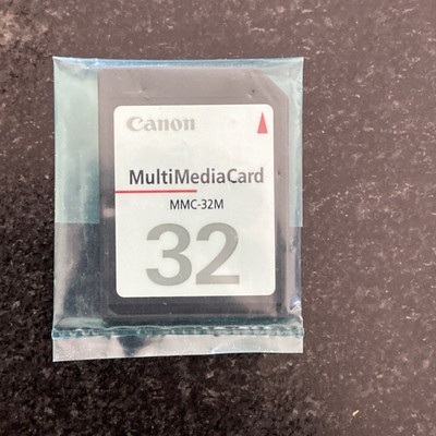 Canon Genuine 32MB Mmc Plus MMC-32MH Camera High-Speed Memory Card Very Good 0E