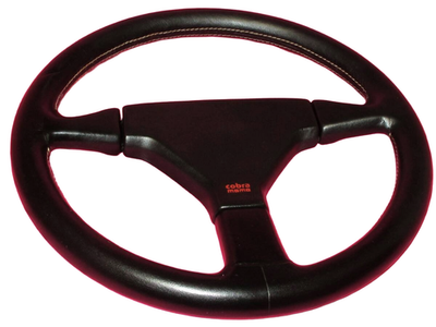 MOMO Cobra Steering Wheel 360mm Black Leather BMW E30 E36 VW Golf