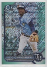 2022 Bowman Chrome Prospects Aqua Shimmer Refractor 56/125 Alejandro Pie 0z0v