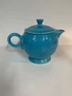 Homer Laughlin HLC Vintage Fiesta Ware Turquoise Large Teapot Fiesta 1936-1944
