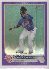 2022 Topps Chrome Logofractor Edition Purple Refractor /250 Starling Marte 0nr3