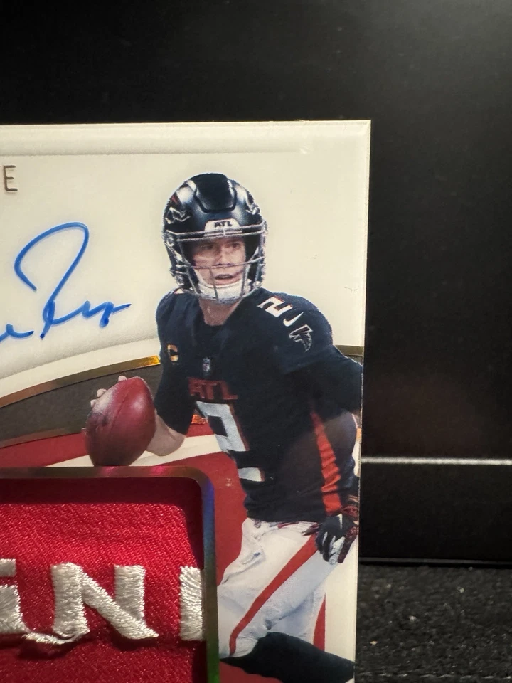 2021 Panini Immaculate Collection Patch Auto Matt Ryan  #PPA-MR /10 (AU,MEM) - Image 3 of 4