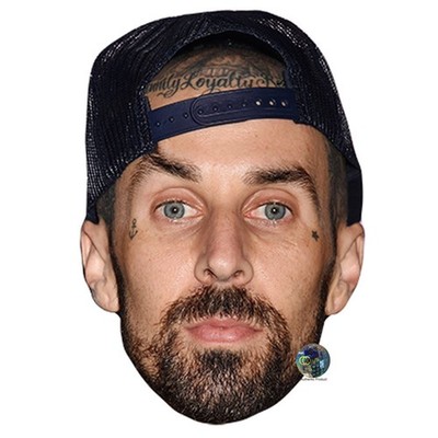 Travis Barker Big Head. Larger than life mask.