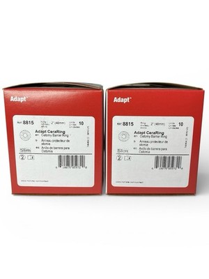 Hollister 8815 Adapt CeraRing Slim Ostomy Barrier Ring 2'' Lot Of 2 Boxes