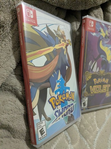 Pokemon Espada + Pokemon Violeta - Nintendo Switch (2 Juegos Clásicos) Nuevo - Imagen 2 de 7