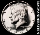 1964 Silver Kennedy Half Dollar - Choice Gem Proof  Lustrous  No Reserve  #J9797