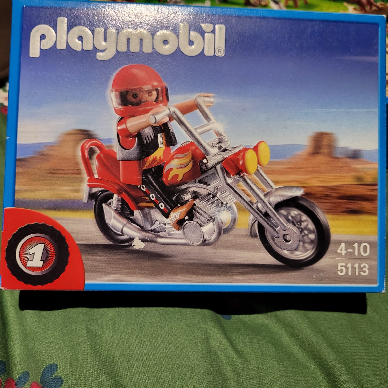 Playmobil 5113 miniature Moto Chopper Harley Davidson jouet enfant neuf