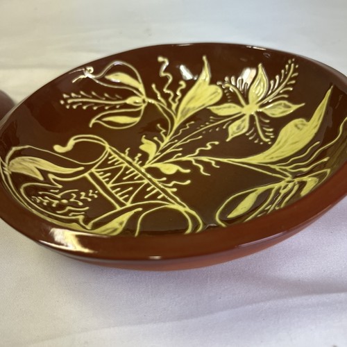 Pair Redware Plates 7" PA Jeff White And Rittlemoyer Hamburg Lebanon - Picture 12 of 15