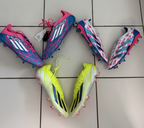 Bundle Of 3 AdidasSoccer Cleats Size 10, 10.5 & 12.5