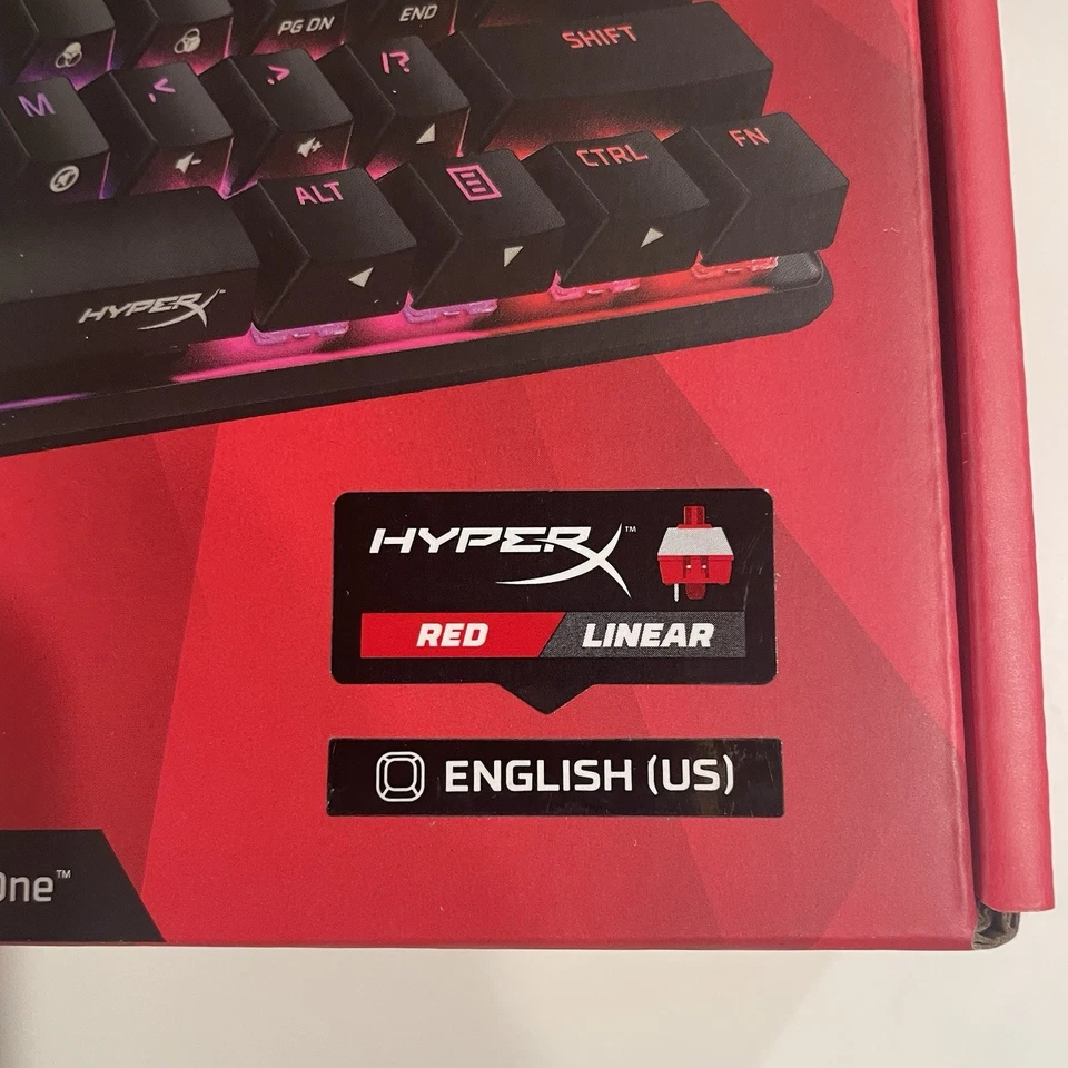 HyperX Alloy Origins 60 Mechanical Gaming Keyboard Red Linear Wired RGB - Image 4 of 4