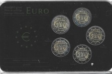 5 X 2 euro Moneta okolicznościowa 2013 RFN - Umowa Elizejska -A-D-F-G-J w blistrze