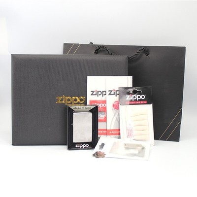 Zippo Feuerzeug 207 Street Chrome / Herren Papa Geschenk Geschenk Full Set Gr...