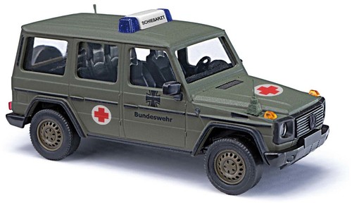 Mercedes-Benz G-90 SUV Busch 51441 HO montado ejército alemán cruz roja 1990 | Zustand: New