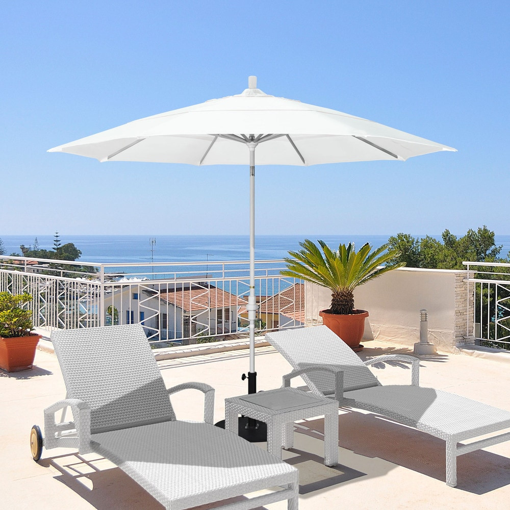 California Umbrella 11ft Aluminum Fiberglass Rib Patio Shade