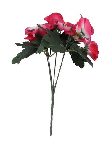 Impresionante madrastra ramo de flores artificiales 10 cabezas 26 cm altura brillante - Imagen 28 de 72