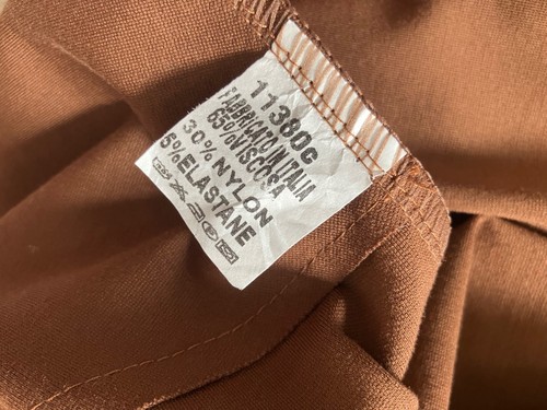 I.D Clothing Italy Lagenlook Cocoon Shape Jersey Jacket Coat Brown One Size - Picture 13 of 13