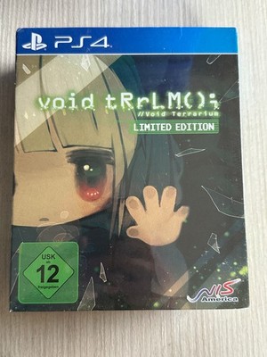 void tRrLM;  Void Terrarium Limited Edition NEU SEALED PS4 PlayStation 4