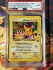 2021 POKEMON CELEBRATIONS CLASSIC COLLECTION #24 BIRTHDAY PIKACHU-HOLO PSA 9