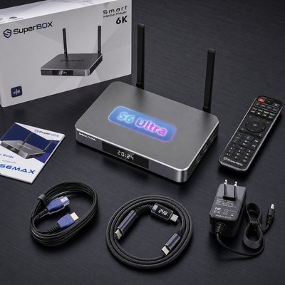 SuperBox S6 Ultra Smart Media Player Android TV Streaming Box