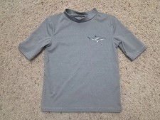 Cat  Jack Swim Shirt, Boys XS 4/5 Gray W/ Shark Graphic