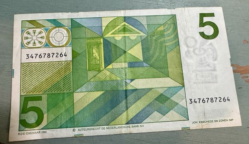 (6) Multi National Vintage Bank Notes: German, France, Netherlands, Swiss.. - Picture 12 of 14