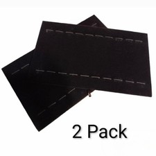 Black Velvet Bracelet  Watch 10 Slot Tabletop Jewelry Display  Storage Trays