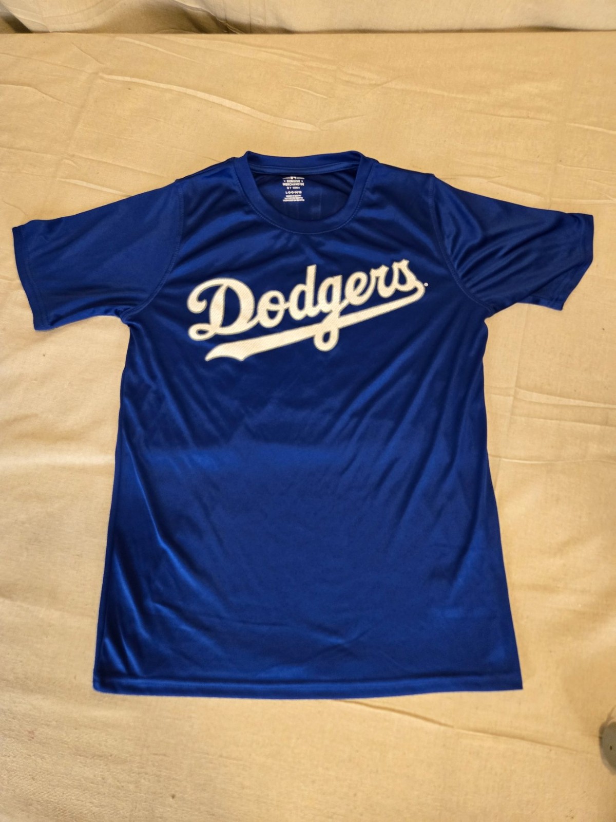 Genuine Merchandise Dodgers Baseball Jersey Youth Large Blue Bellinger 35